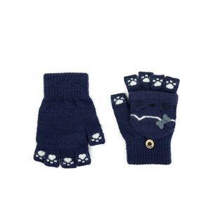 Art Of Polo Kids's Gloves rk23370-7 Navy Blue obraz