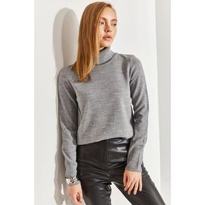 Bianco Lucci Women's Turtleneck Knitwear Sweater obraz