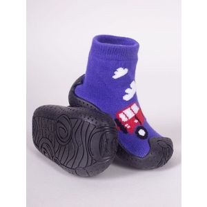 Dětské protiskluzové ponožky pro chlapce Yoclub s gumovou podrážkou P2 obraz