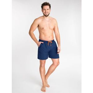 Yoclub Man's Swimsuits Men's Beach Shorts Navy Blue obraz