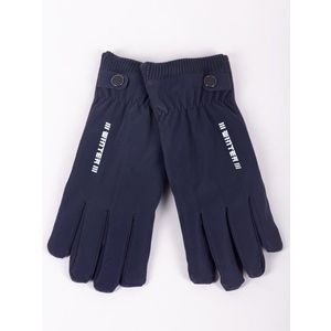 Yoclub Man's Men's Gloves RES-0164F-195C Navy Blue obraz