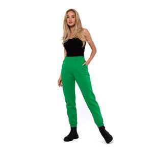 Made Of Emotion Woman's Trousers M760 Grass obraz
