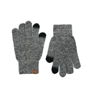 Art Of Polo Man's Gloves Rk23475-1 Black/Light Grey obraz