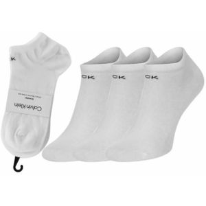 Sada tří párů dámských ponožek v bílé barvě Calvin Klein Underwear - Dámské obraz