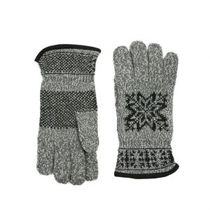 Art Of Polo Man's Gloves Rk23463-1 Black/Light Grey obraz