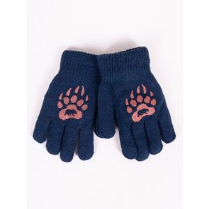 Yoclub Kids's Gloves RED-0200C-AA5A-004 Navy Blue obraz