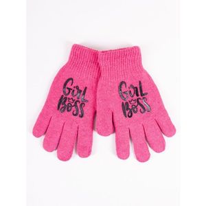 Yoclub Kids's Gloves RED-0201G-AA5A-002 obraz