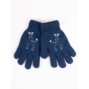 Yoclub Kids's Gloves RED-0201G-AA5A-003 Navy Blue obraz