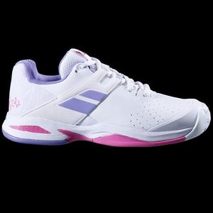 Dětská tenisová obuv Babolat Propulse All Court Junior Girl White/Lavender EUR 39 obraz