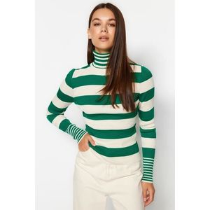 Trendyol Stone Striped Knitwear Sweater obraz