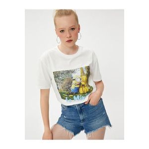 Koton Minions Tričko s licencovaným potiskem s kulatým výstřihem a krátkým rukávem obraz