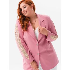 Edoti Women's blazer Plus Size MLR006 obraz