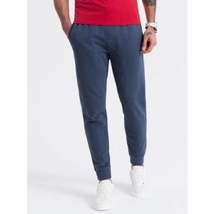 Ombre Men's jogger sweatpants - navy blue obraz