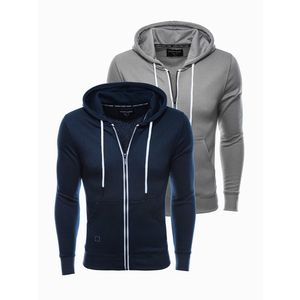 Ombre Clothing Men's zip-up sweatshirt - mix 2 obraz