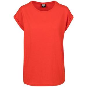 Dámské tričko s prodlouženým ramenem krvavě oranžové obraz