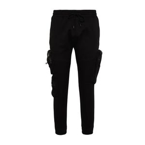 Trendyol Black Multi Pocket Jogger Trousers obraz
