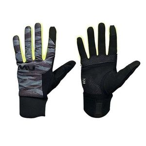 Pánské cyklistické rukavice NorthWave Fast Gel Glove Anthra/Yellow Flu obraz