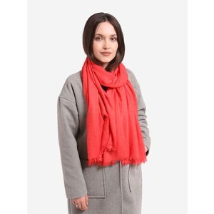Classic women's scarf red Shelvt obraz