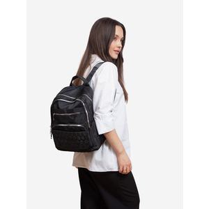 Women's Textile Backpack Black Shelvt obraz