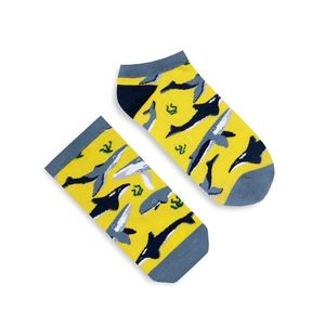 Banana Socks Unisex's Socks Short Mr. Whale obraz