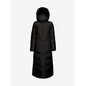Černý dámský prošívaný zimní kabát s kapucí Geox GEOX DP-3476881 obraz