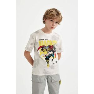 DEFACTO Boy Marvel Comics Crew Neck Patterned T-Shirt obraz