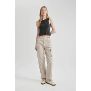 DEFACTO Straight Fit Cargo Trousers obraz