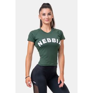 Nebbia Classic Hero tričko dark green S obraz