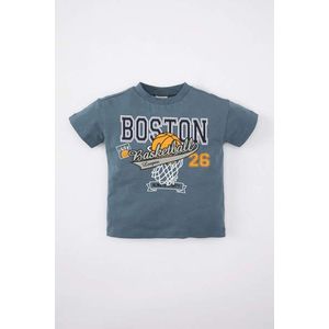 DEFACTO Baby Boy Crew Neck Sports Printed T-Shirt obraz