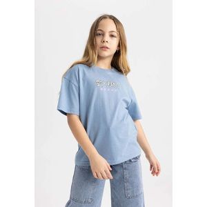 DEFACTO Girl Relax Fit Printed T-Shirt obraz