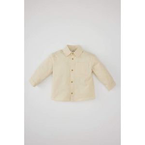 DEFACTO Baby Boy Shirt Collar Gabardine Long Sleeve Shirt obraz