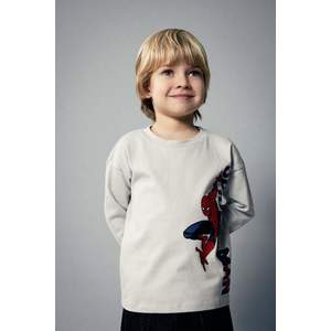 DEFACTO Baby Boy Marvel Comics Cotton Long Sleeve T-Shirt obraz