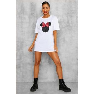 K&H TWENTY-ONE Dámské bílé tričko s motivem Minnie Mouse obraz