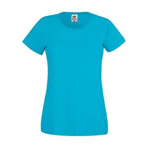 Blue Lady fit T-shirt Original Fruit of the Loom obraz