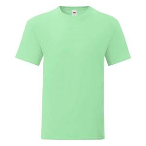 Men's Mint T-shirt Combed Cotton Iconic Sleeve Fruit of the Loom obraz