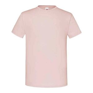 Men's Powder T-shirt Combed Cotton Iconic Sleeve Fruit of the Loom obraz