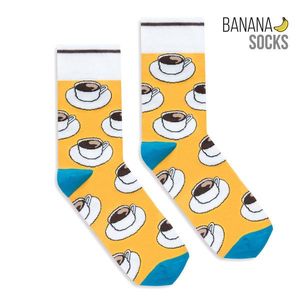 Banana Socks Unisex's Socks Classic Coffee obraz