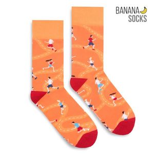Banana Socks Unisex's Socks Classic Run For Fun obraz