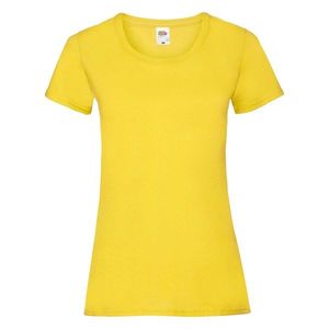 Valueweight Fruit of the Loom Yellow T-shirt obraz