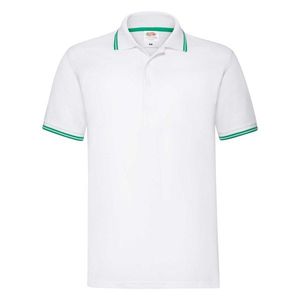 Men's T-shirt Tipped Polo 630320 100% Cotton 170g/180g obraz