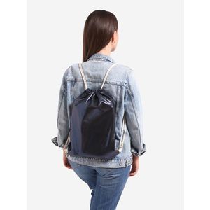 Fabric backpack Shelvt bag navy blue obraz