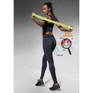 Bas Bleu Sports leggings RILEY 90 black with Anti Cellulite and Push-Up effect obraz