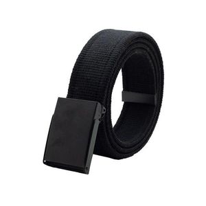 R9091 Dewberry Mens Belt For Jeans And Canvas-BLACK obraz