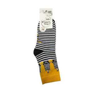 Gatta G44.01N Cottoline girls' socks patterned 33-38 orange 270 obraz