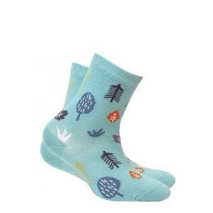 Gatta G34.01N Cottoline girls' socks patterned 27-32 turquoise 290 obraz