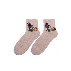 Bratex Popsox Halloween Socks 5643 Women's 36-41 Grey D-024 obraz