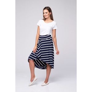 Look Made With Love Woman's Skirt 17 Saint Tropez Navy Blue/White obraz