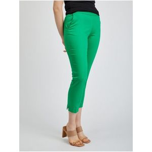 Zelené dámské zkrácené kalhoty ORSAY obraz