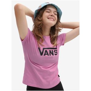 Růžové holčičí tričko VANS Flying Crew Girls obraz