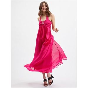 Růžové dámské maxi šaty ORSAY obraz
